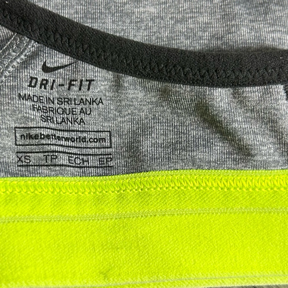 Nike Pro Indy Sports Bra Gray Sports Bra Size XS - Picture 5 of 5